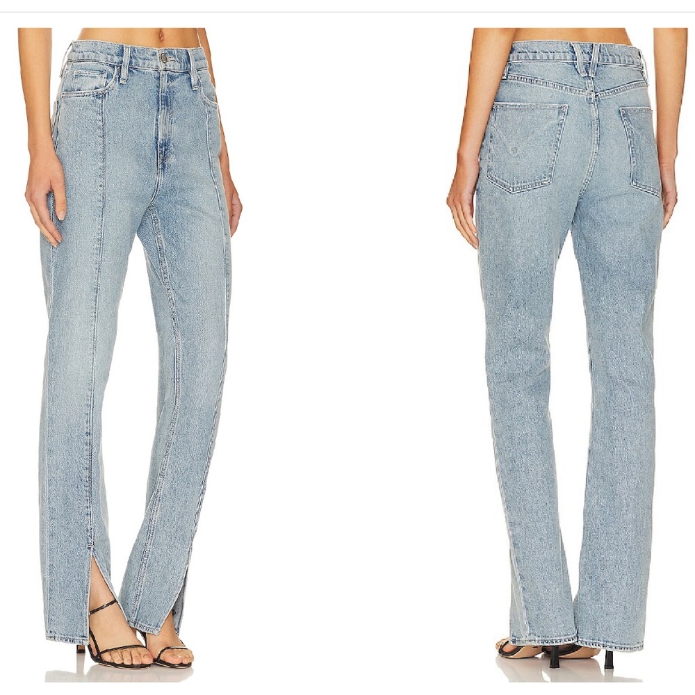 80’S VIBE SPLIT HEM ULTRAHIGH WAIST CIGARETTE JEANS